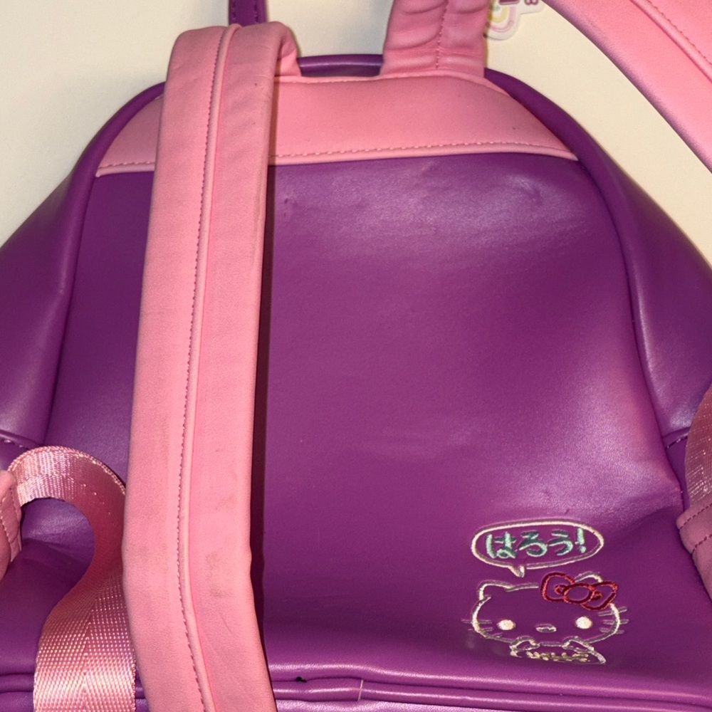 NWT Sanrio Loungefly Purple Backpack - Picture 4 of 9